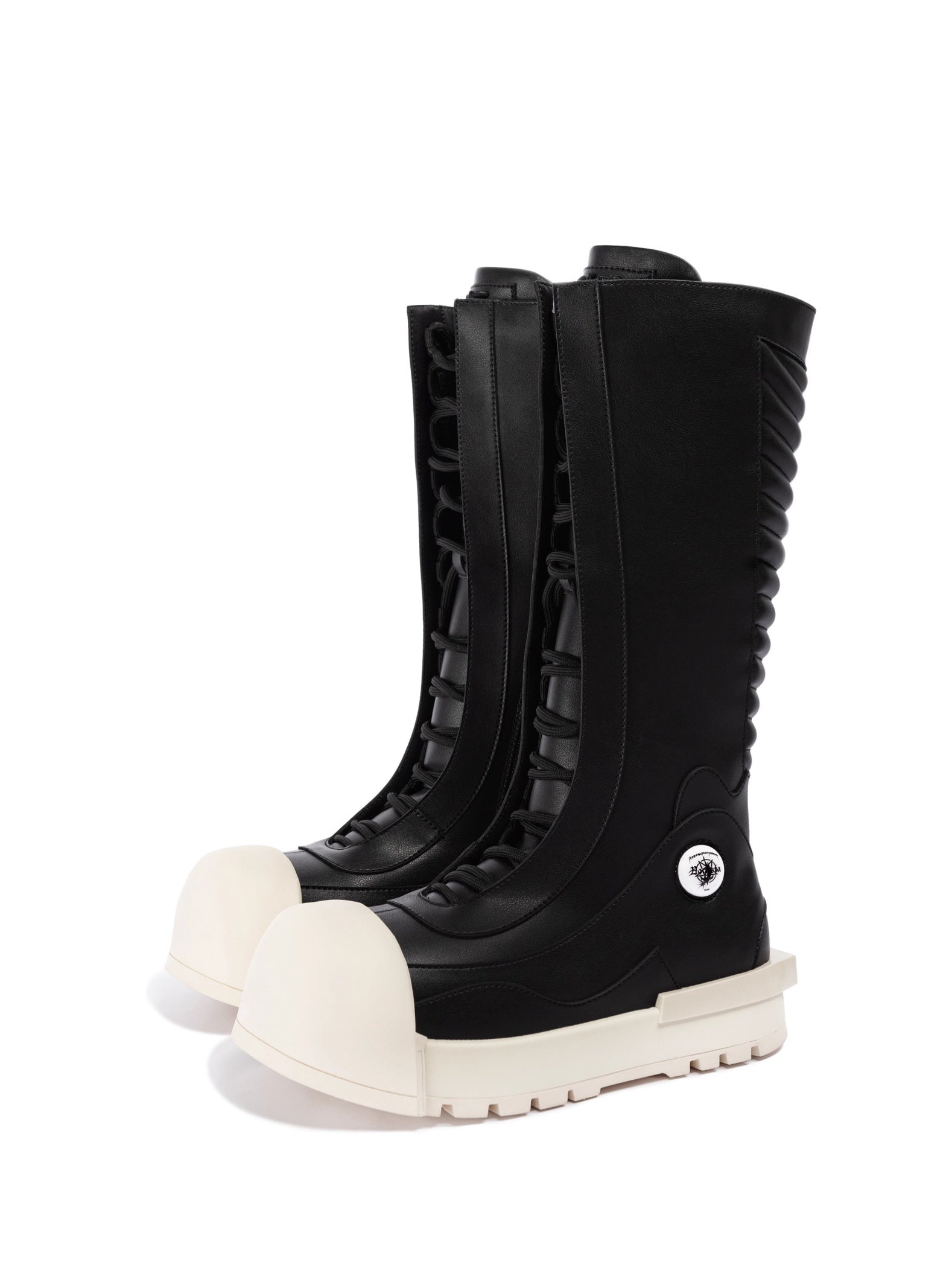 FVVO x ROCKSTA IRONCLAD BEETLE PU HIGHT CUT BOOTS