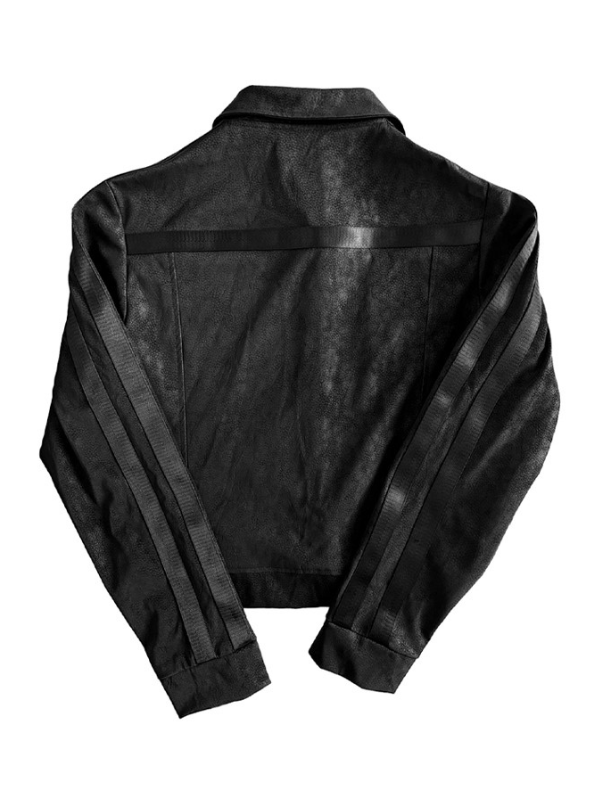 Industrial Strap Detail Trucker Jacket
