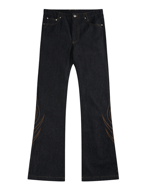 Tribal Stitch Bootcut Denim Jeans