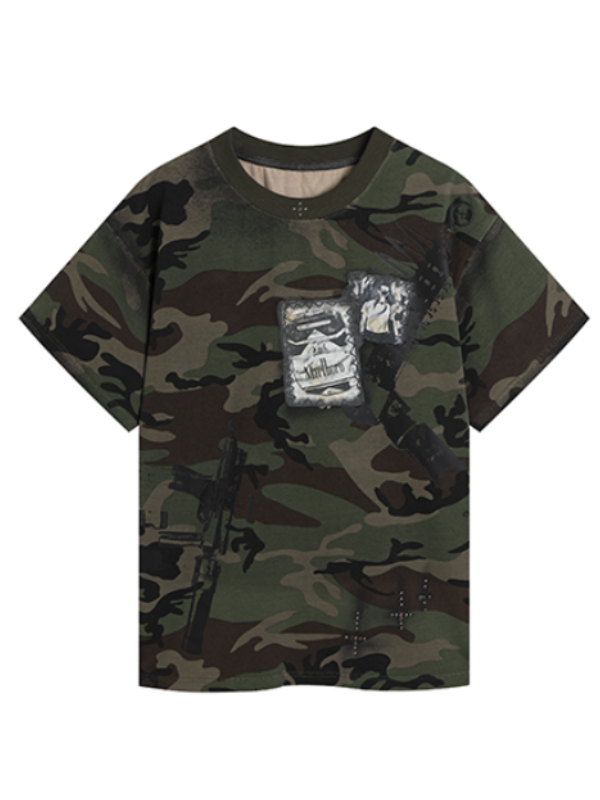 Combat Graphic Camo Tee