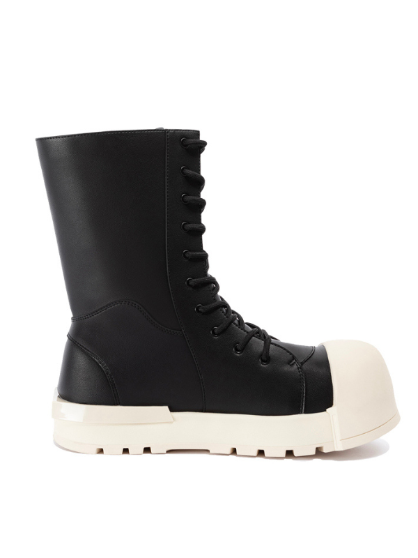 FVVO x ROCKSTA IRONCLAD BEETLE PU LOW BOOTS