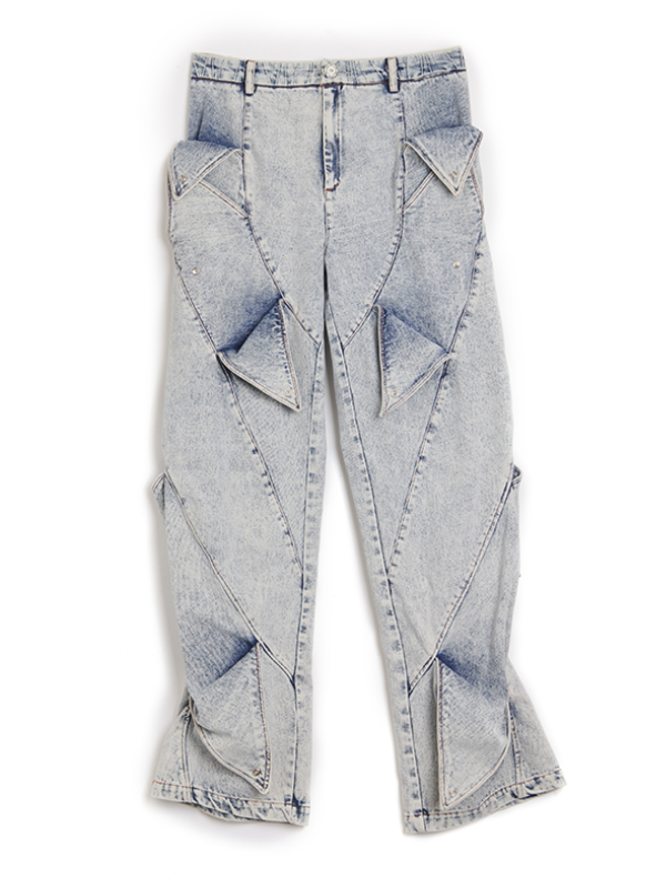 Artcore Washed Denim Trousers