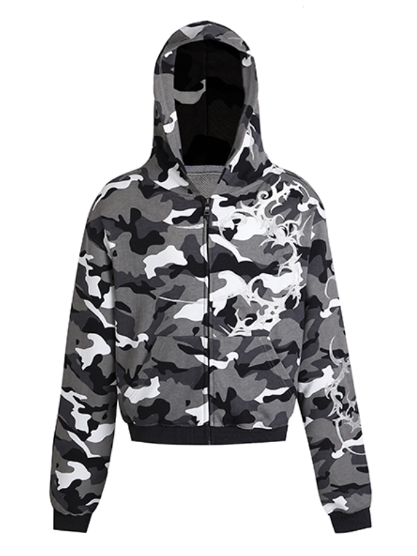 Urban Camouflage Dragon Hoodie