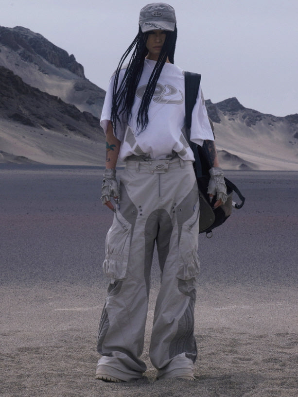 Hybrid Panel Cargo Wide Pants