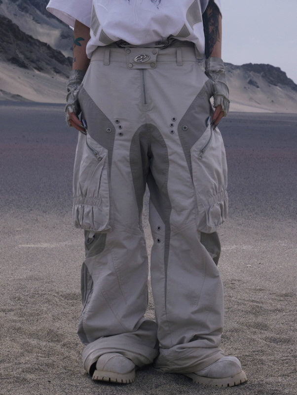 Hybrid Panel Cargo Wide Pants