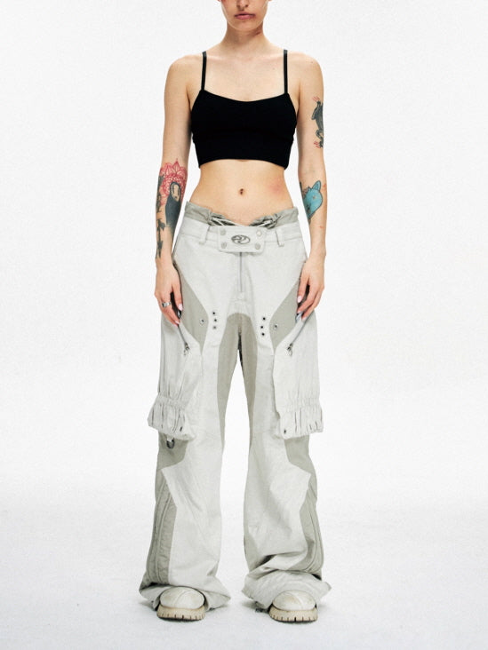 Hybrid Panel Cargo Wide Pants