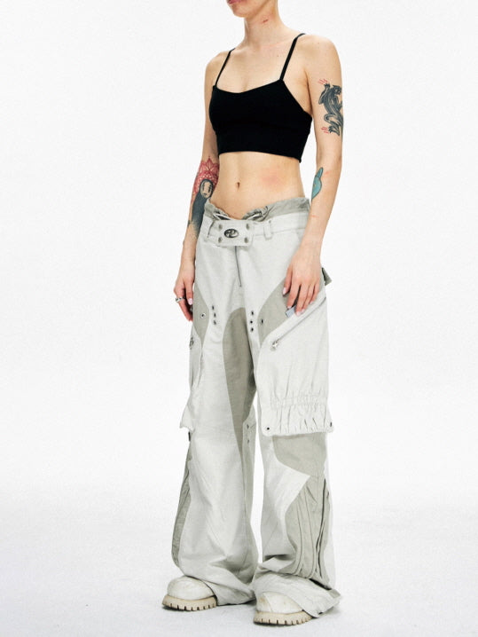 Hybrid Panel Cargo Wide Pants
