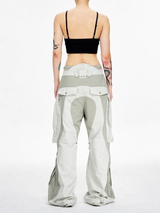 Hybrid Panel Cargo Wide Pants