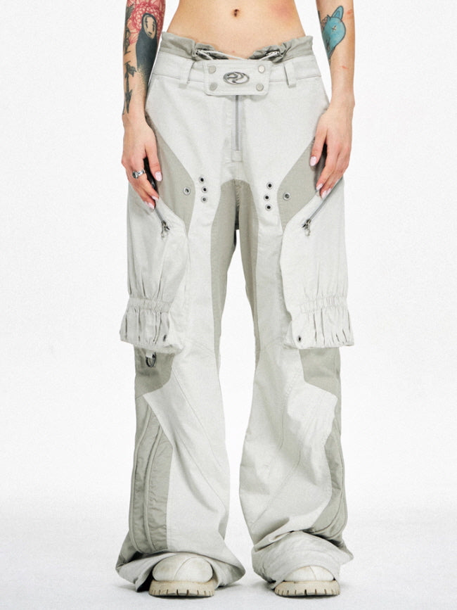 Hybrid Panel Cargo Wide Pants