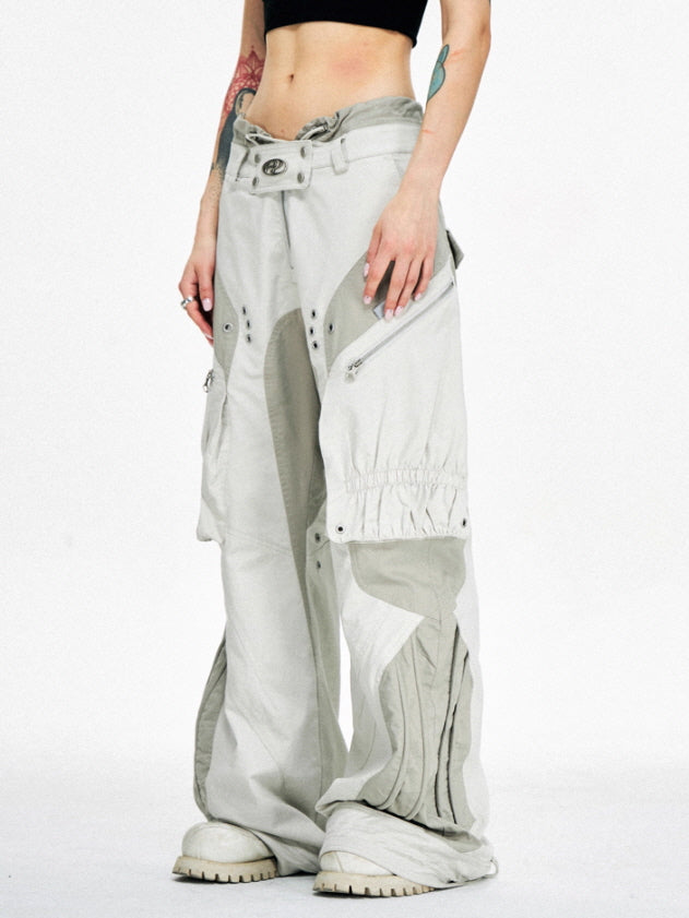 Hybrid Panel Cargo Wide Pants