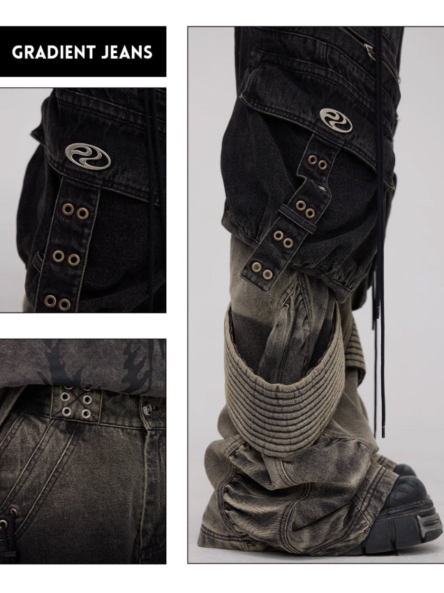 Dystopian Desert Layered Cargo Pants