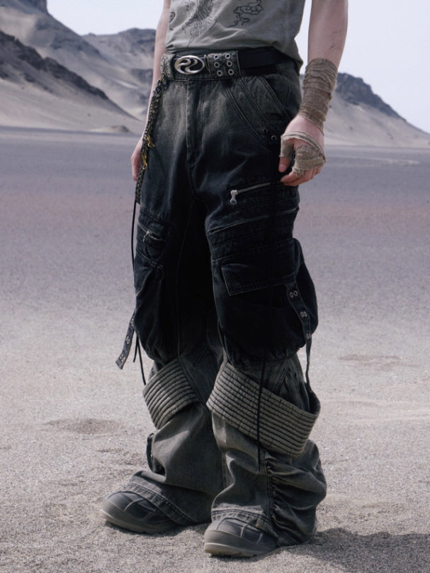 Dystopian Desert Layered Cargo Pants