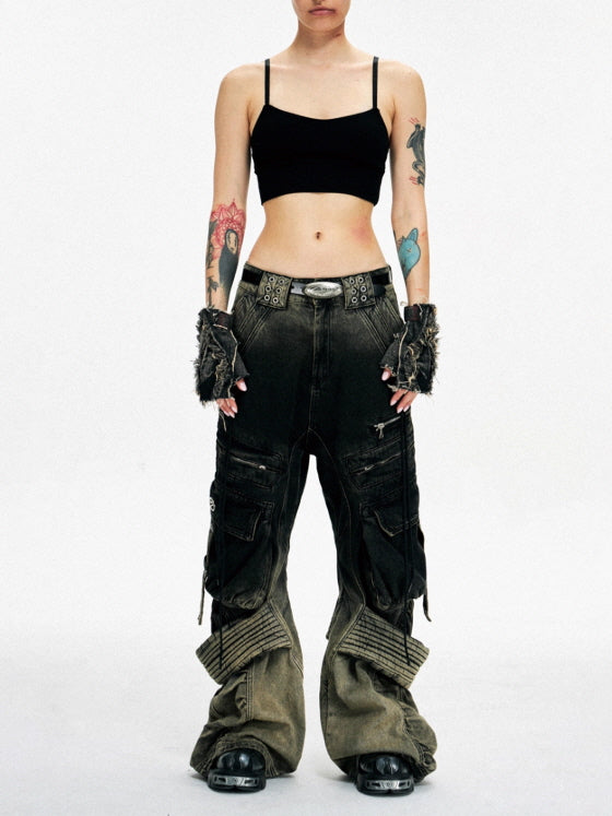 Dystopian Desert Layered Cargo Pants