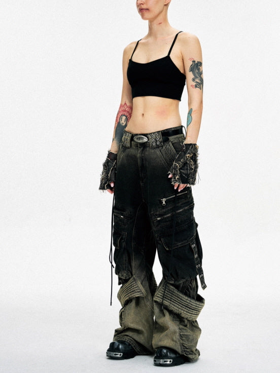 Dystopian Desert Layered Cargo Pants