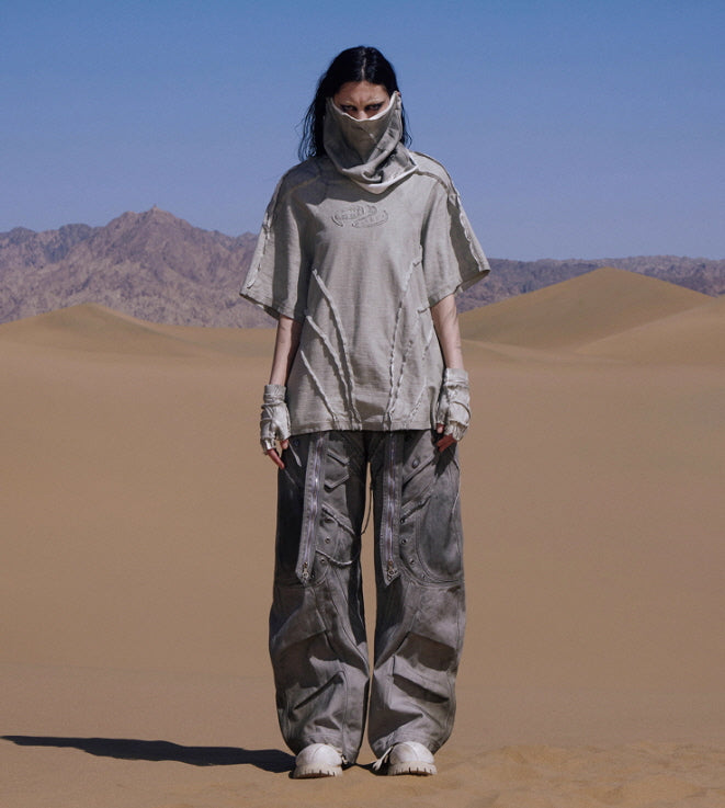 Neo-Construct Gray Utility Pants