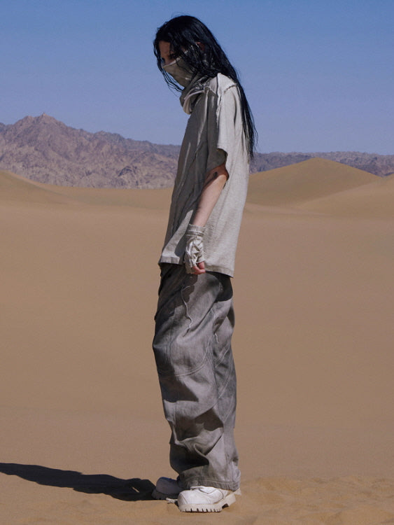 Neo-Construct Gray Utility Pants