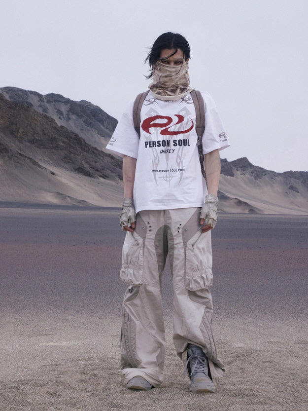 Vintage Wash Oversized Logo T-Shirt