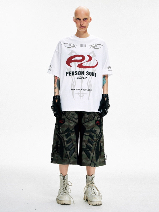 Vintage Wash Oversized Logo T-Shirt