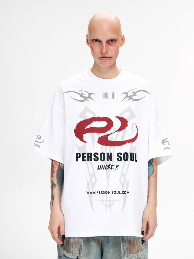 Vintage Wash Oversized Logo T-Shirt