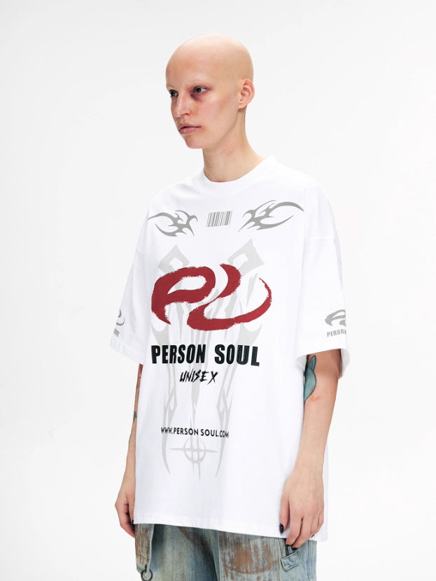 Vintage Wash Oversized Logo T-Shirt
