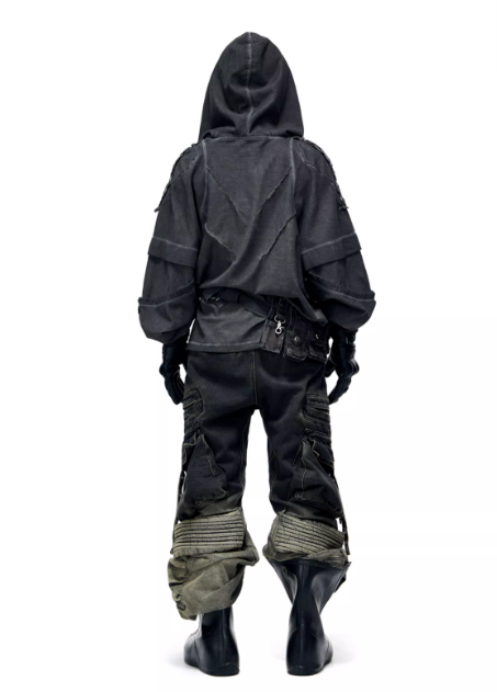 Raw Seam Deconstruction Hoodie