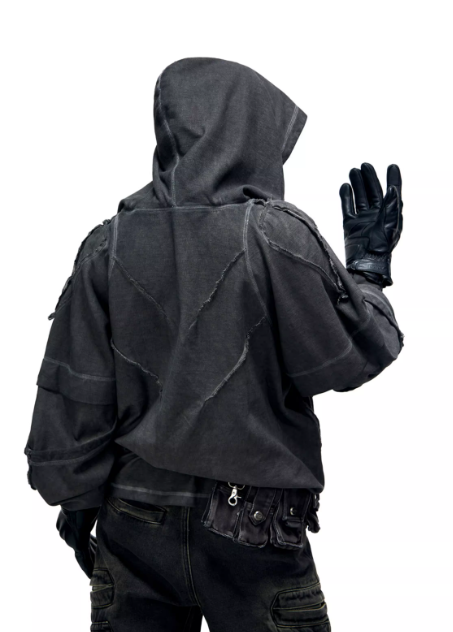 Raw Seam Deconstruction Hoodie