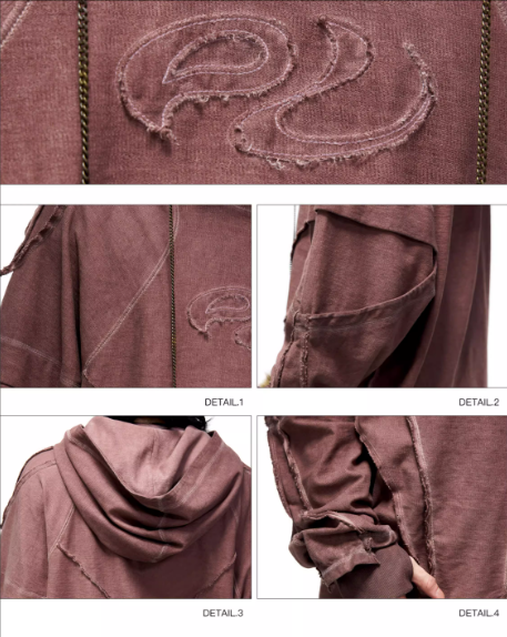 Raw Seam Deconstruction Hoodie