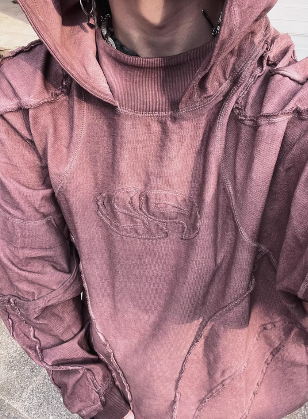 Raw Seam Deconstruction Hoodie