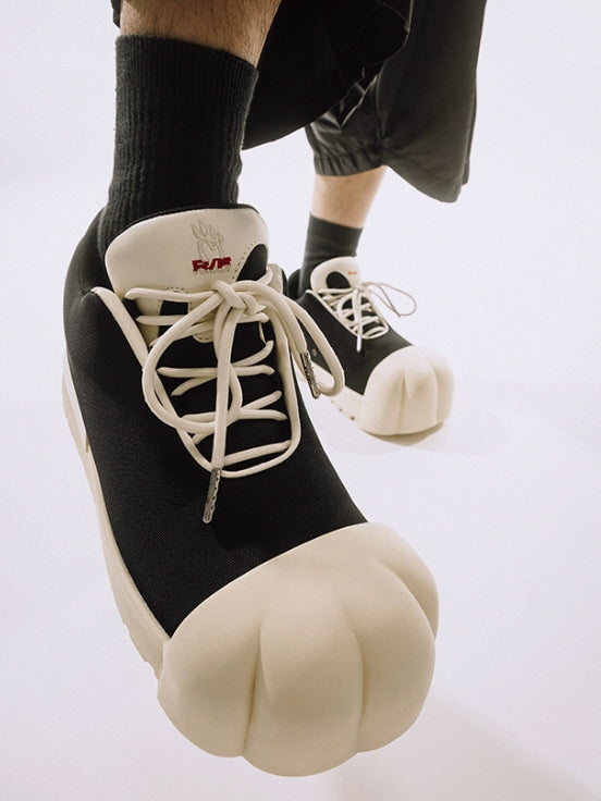 FVVO x MAOZYWORLD THICK SOLED LOW BOOTS