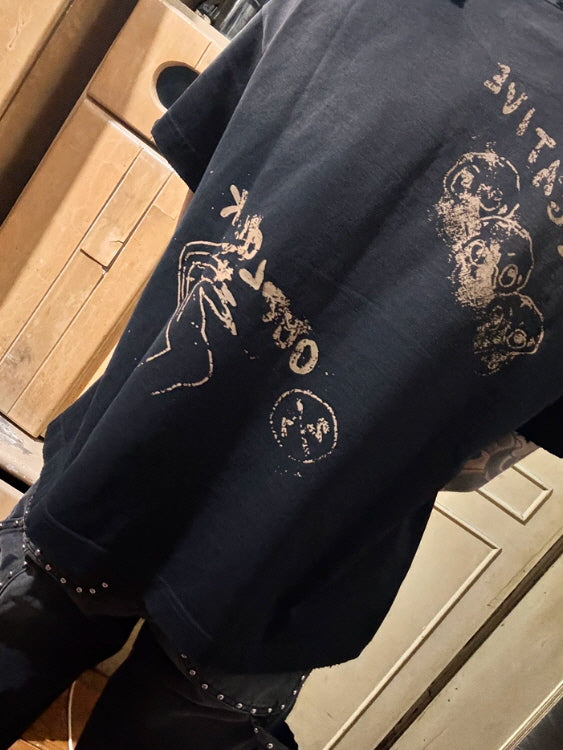 Distressed Graphic Band T-Shirt