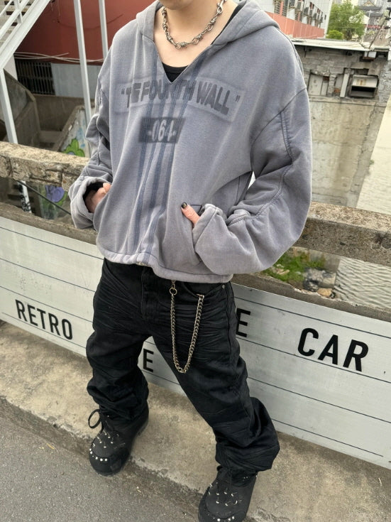 The Fourth Wall Vintage Gray Hoodie