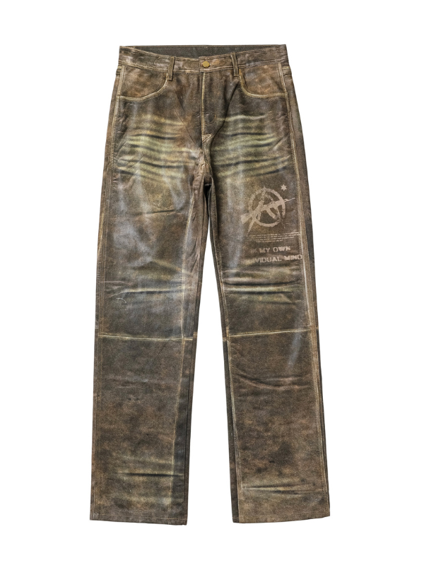 Anarchy Washed Vintage Straight Pants