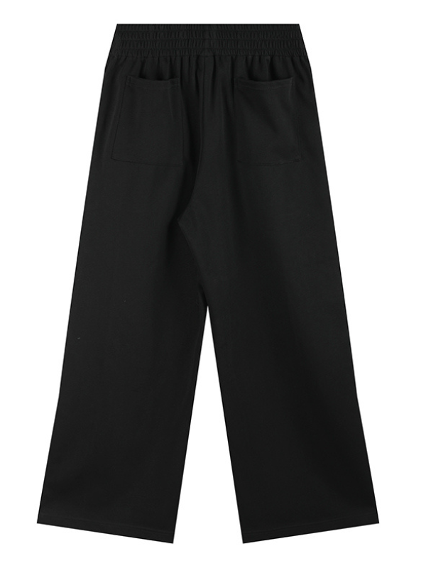 Flight Slogan Boxing Ribbon Flame Sweatpants