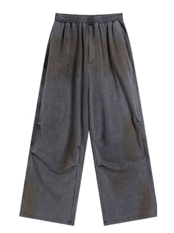 Fade Washed Wide Sweatpants