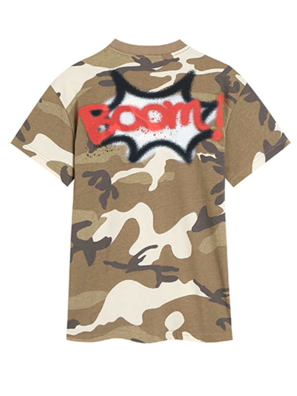Graffiti Camouflage Graphic Tee