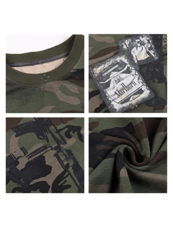 Combat Graphic Camo Tee