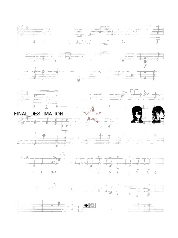 Distressed Star and Music Note Graphic T-Shirt