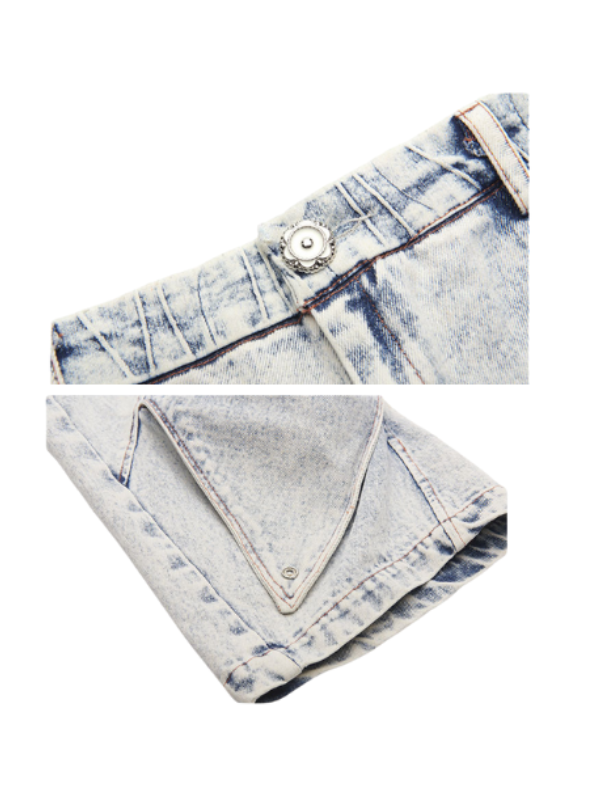 Artcore Washed Denim Trousers