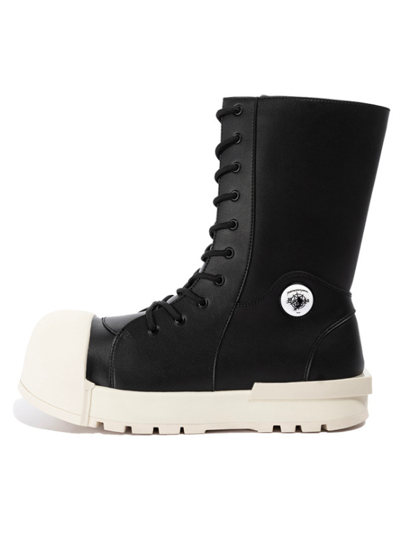 FVVO x ROCKSTA IRONCLAD BEETLE PU LOW BOOTS