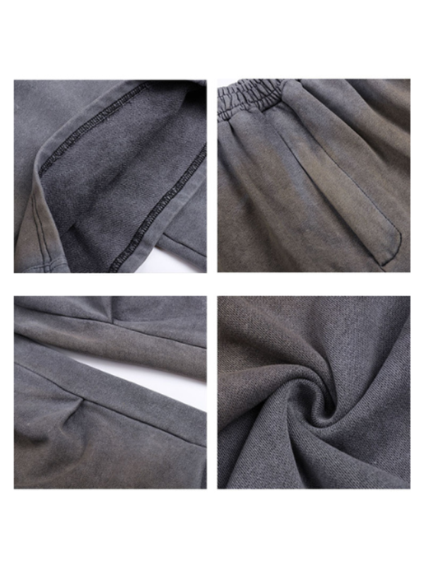 Fade Washed Wide Sweatpants