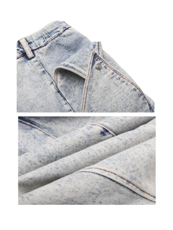 Artcore Washed Denim Trousers