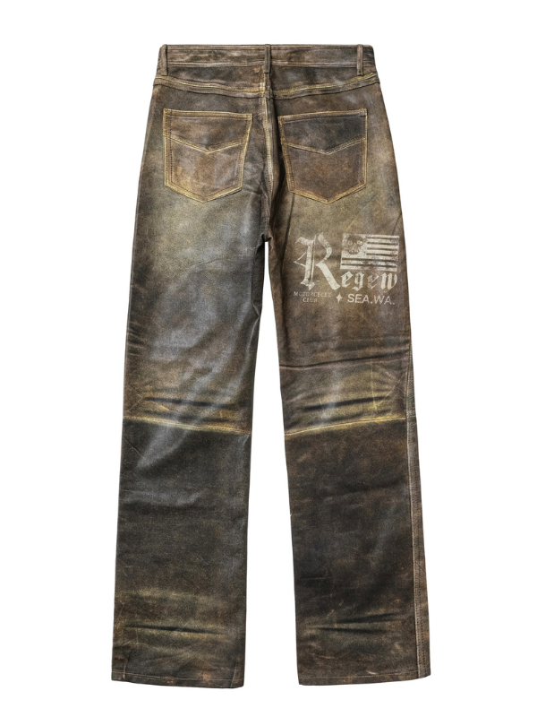 Anarchy Washed Vintage Straight Pants
