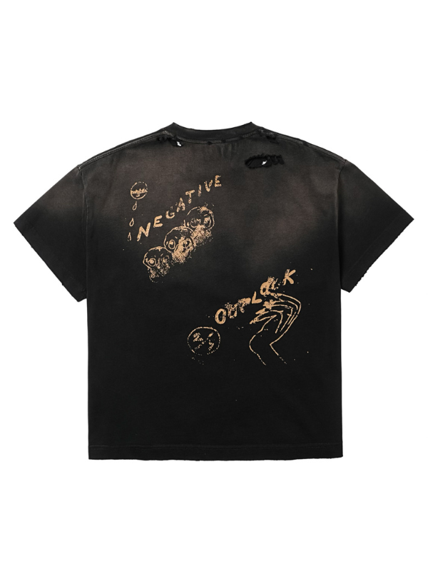 Distressed Graphic Band T-Shirt