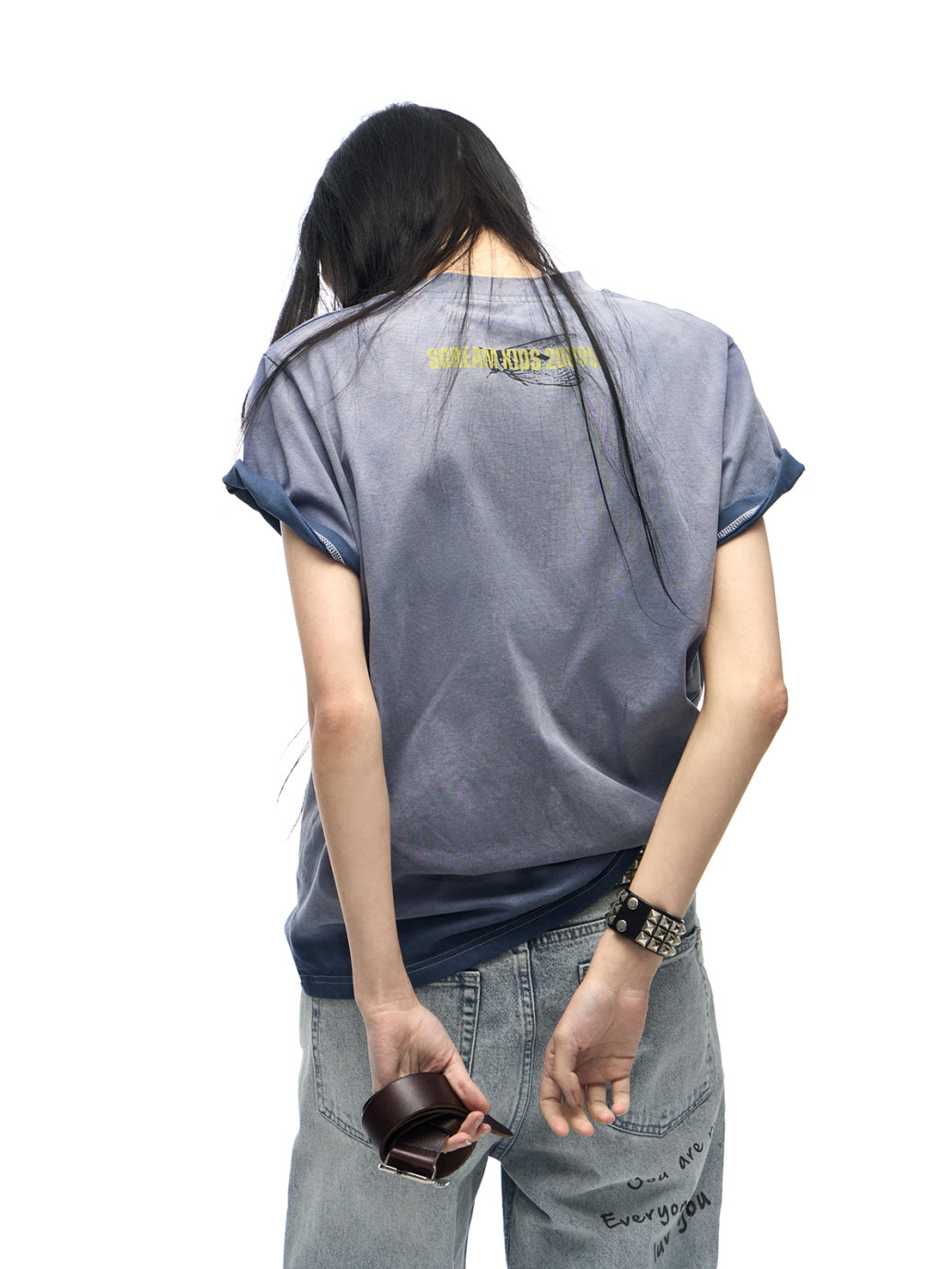 Washed Gradient Blue T-Shirt