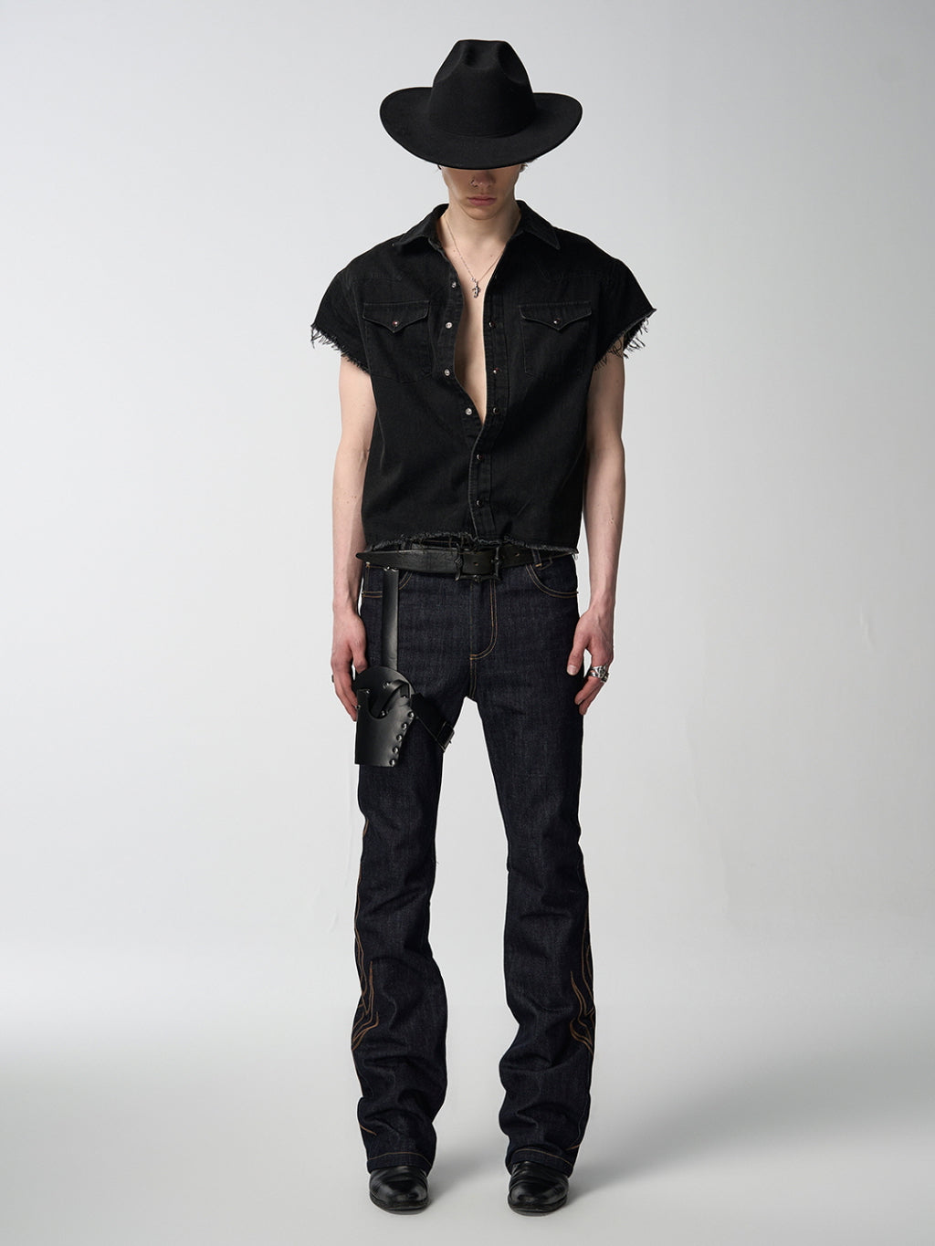 Tribal Stitch Bootcut Denim Jeans