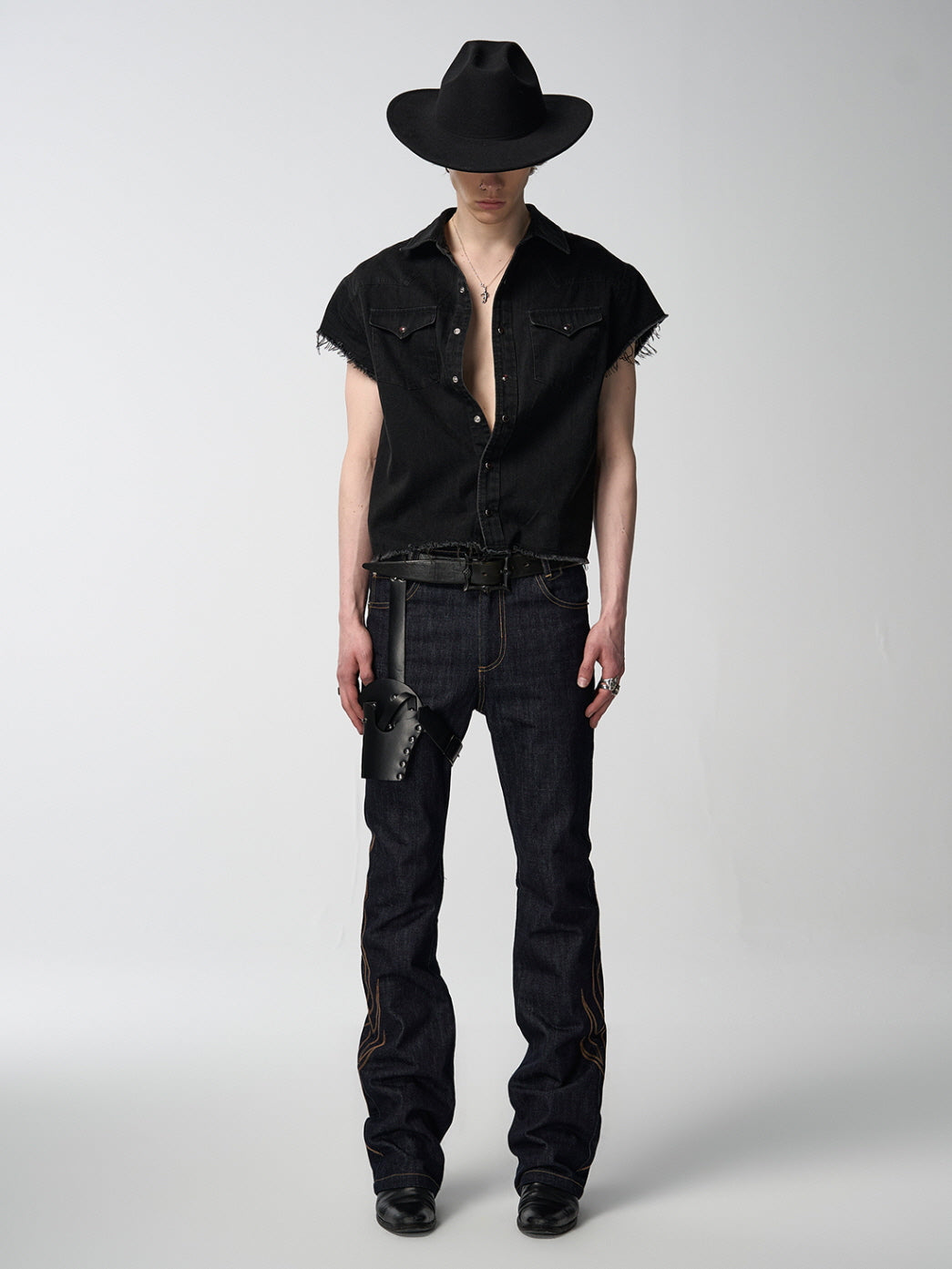 Tribal Stitch Bootcut Denim Jeans