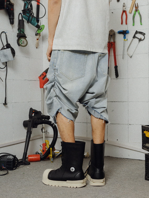 FVVO x ROCKSTA IRONCLAD BEETLE PU LOW BOOTS