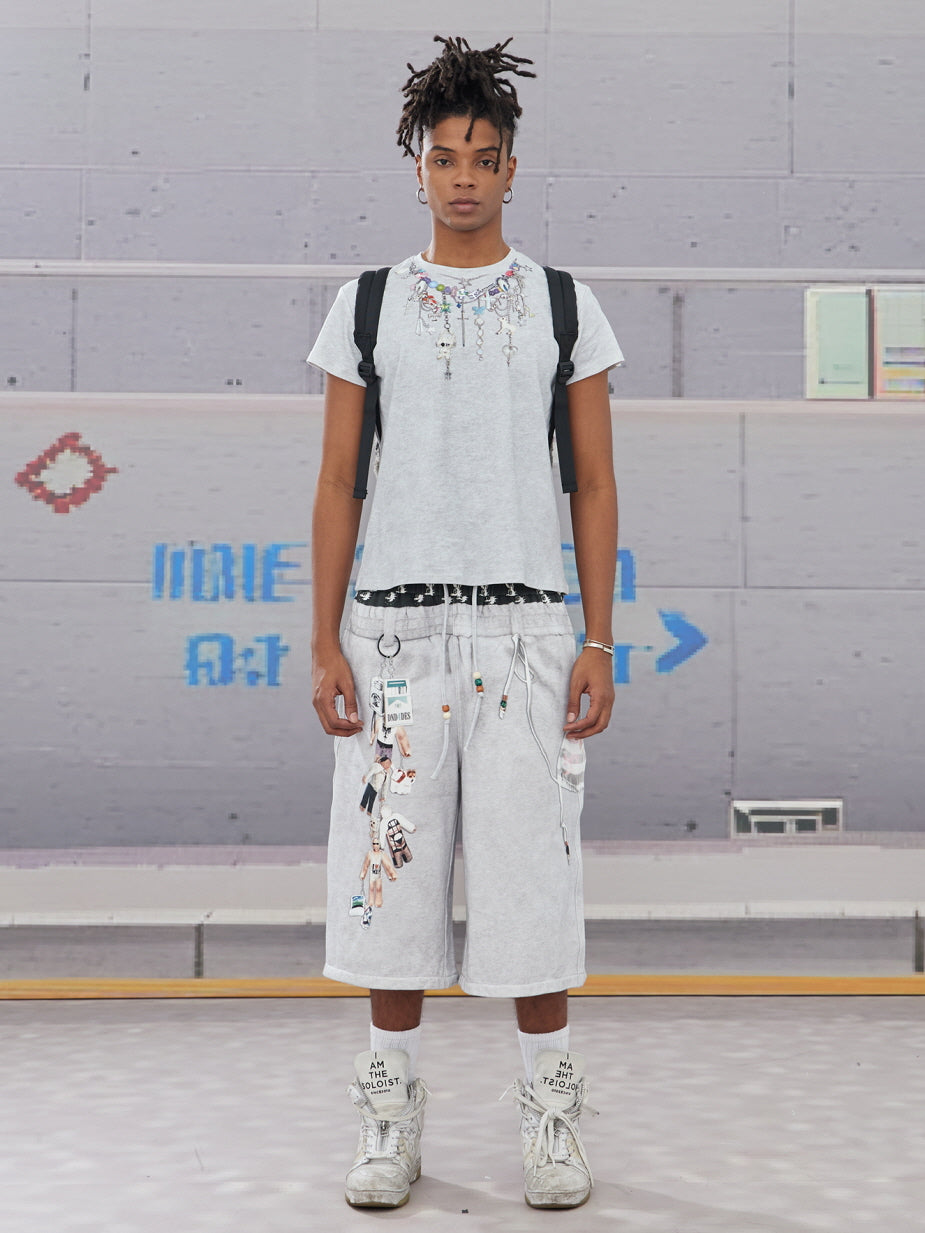 Doll Charm Sweat Short Pants