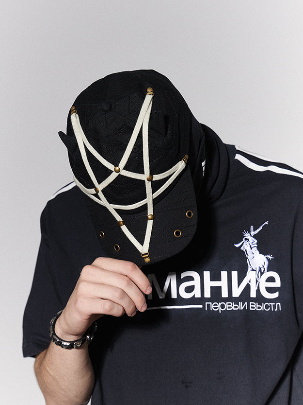 Pentagram Strap Devil Horn Cap