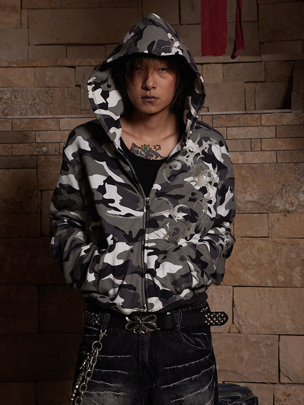 Urban Camouflage Dragon Hoodie